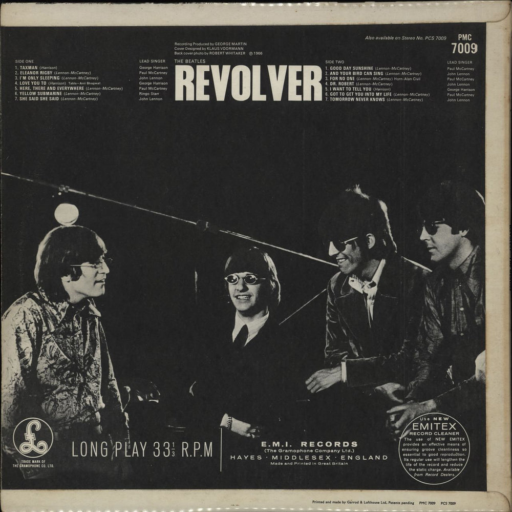 The Beatles Revolver - 1st - Mix 11 - EX UK vinyl LP album (LP record)