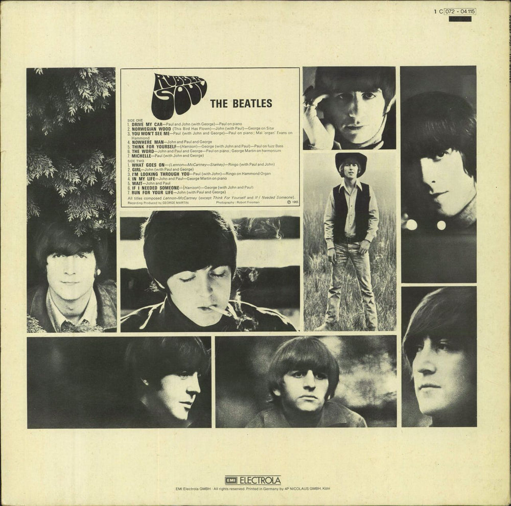 The Beatles - Rubber Soul (German high quality Press)