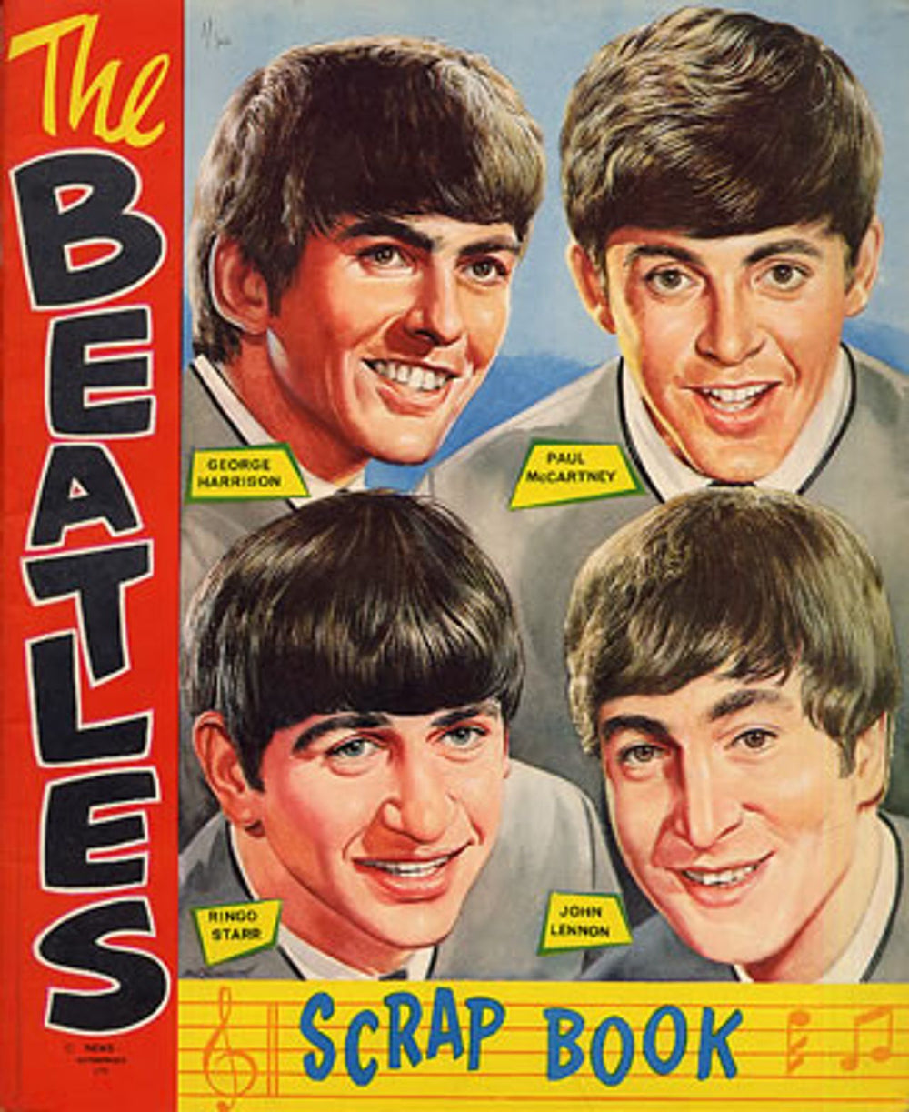 The Beatles Scrap Book + Vintage Scraps UK memorabilia SCRAP BOOK