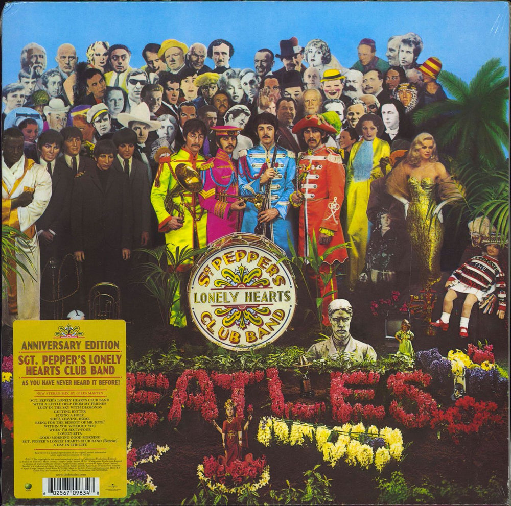 The Beatles Sgt. Pepper's Lonely Hearts Club Band Anniversary Edition - Sealed UK vinyl LP album (LP record) 0602567098348