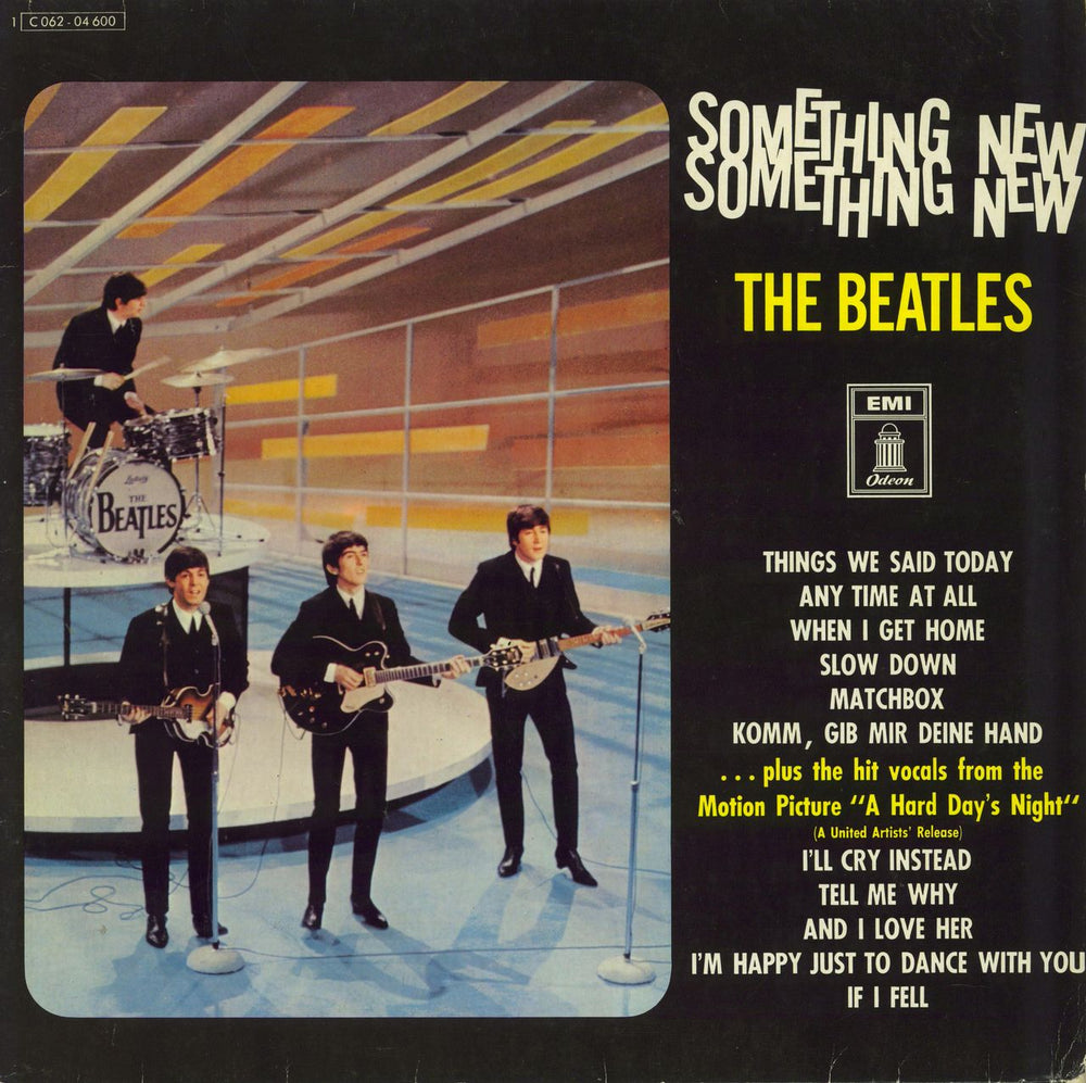 The Beatles Something New - Blue Label - VG German vinyl LP album (LP record) 1C062-04600