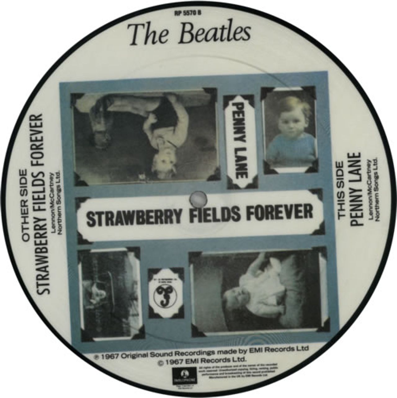 The Beatles Strawberry Fields Forever UK 7