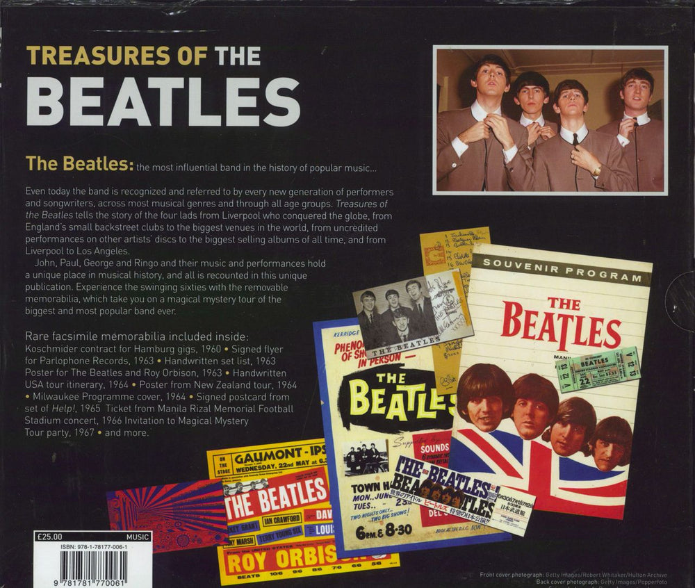 The Beatles Treasures Of The Beatles UK book BTLBKTR800242