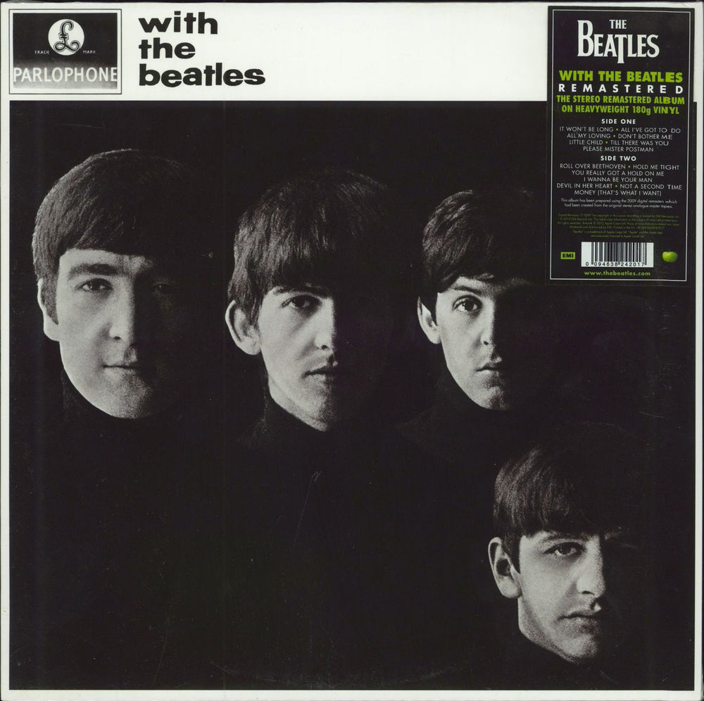 The Beatles With The Beatles: Remastered - 180gm Vinyl - Sealed UK vinyl LP album (LP record) 094638242017