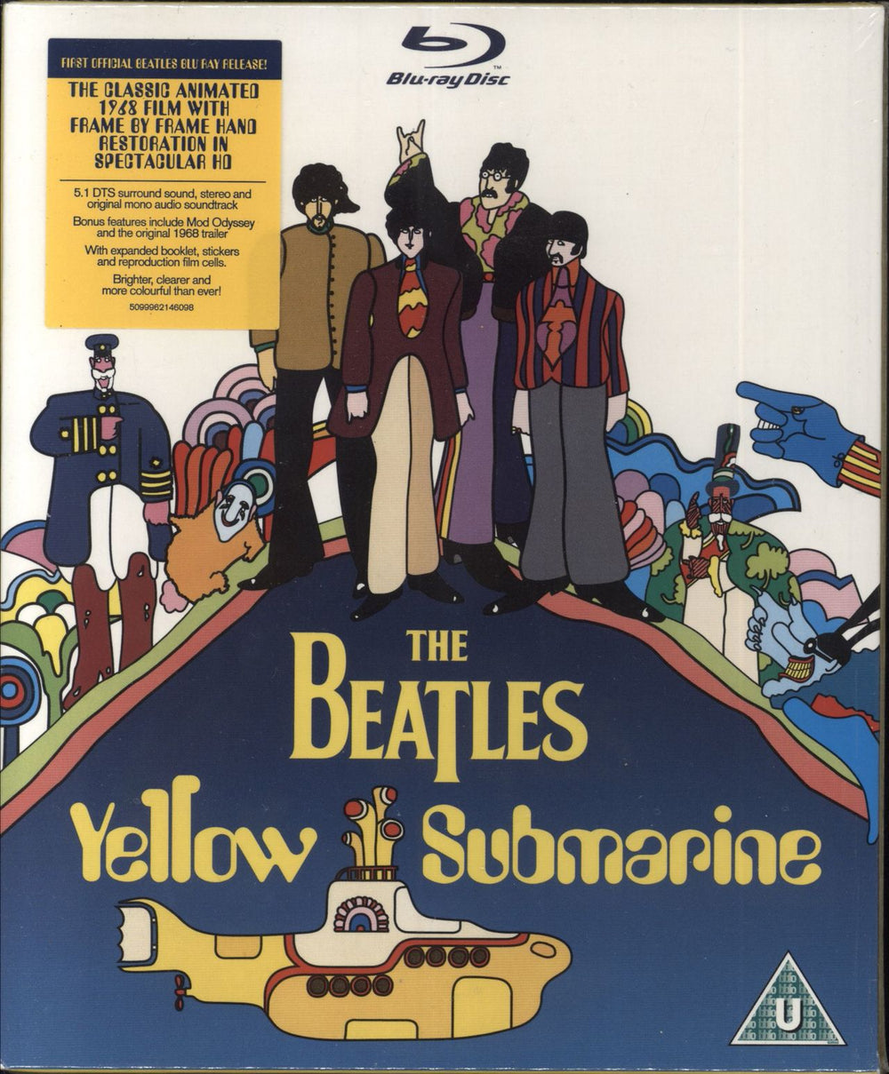 The Beatles Yellow Submarine - Sealed UK Blu Ray DVD 6214609