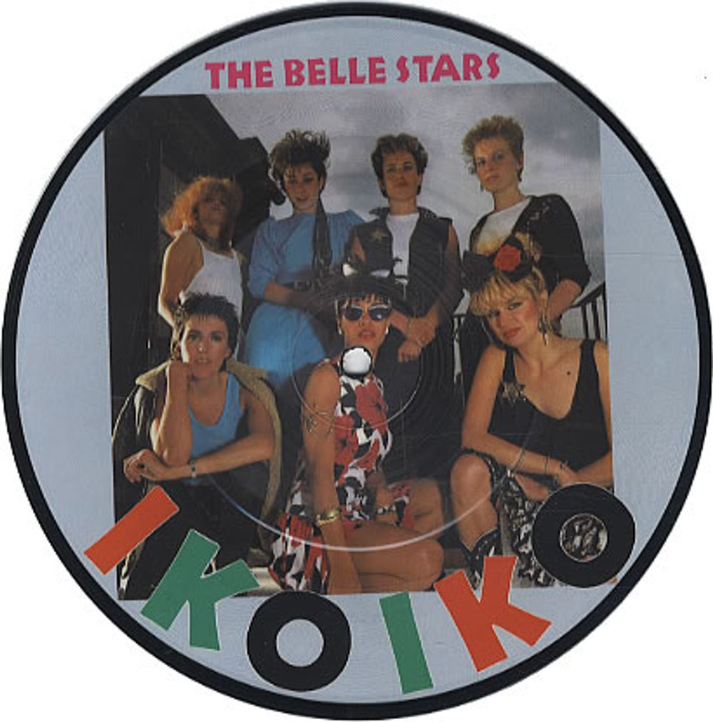 The Belle Stars Iko Iko UK 7" vinyl picture disc (7 inch picture disc single) PBUY150