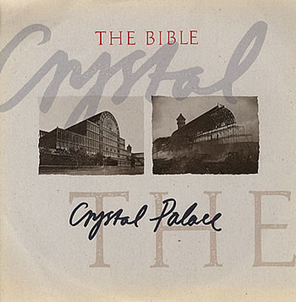 The Bible Crystal Palace UK 12" vinyl single (12 inch record / Maxi-single) BIBX2