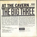 The Big Three At The Cavern EP - Solid UK 7" vinyl single (7 inch record / 45)