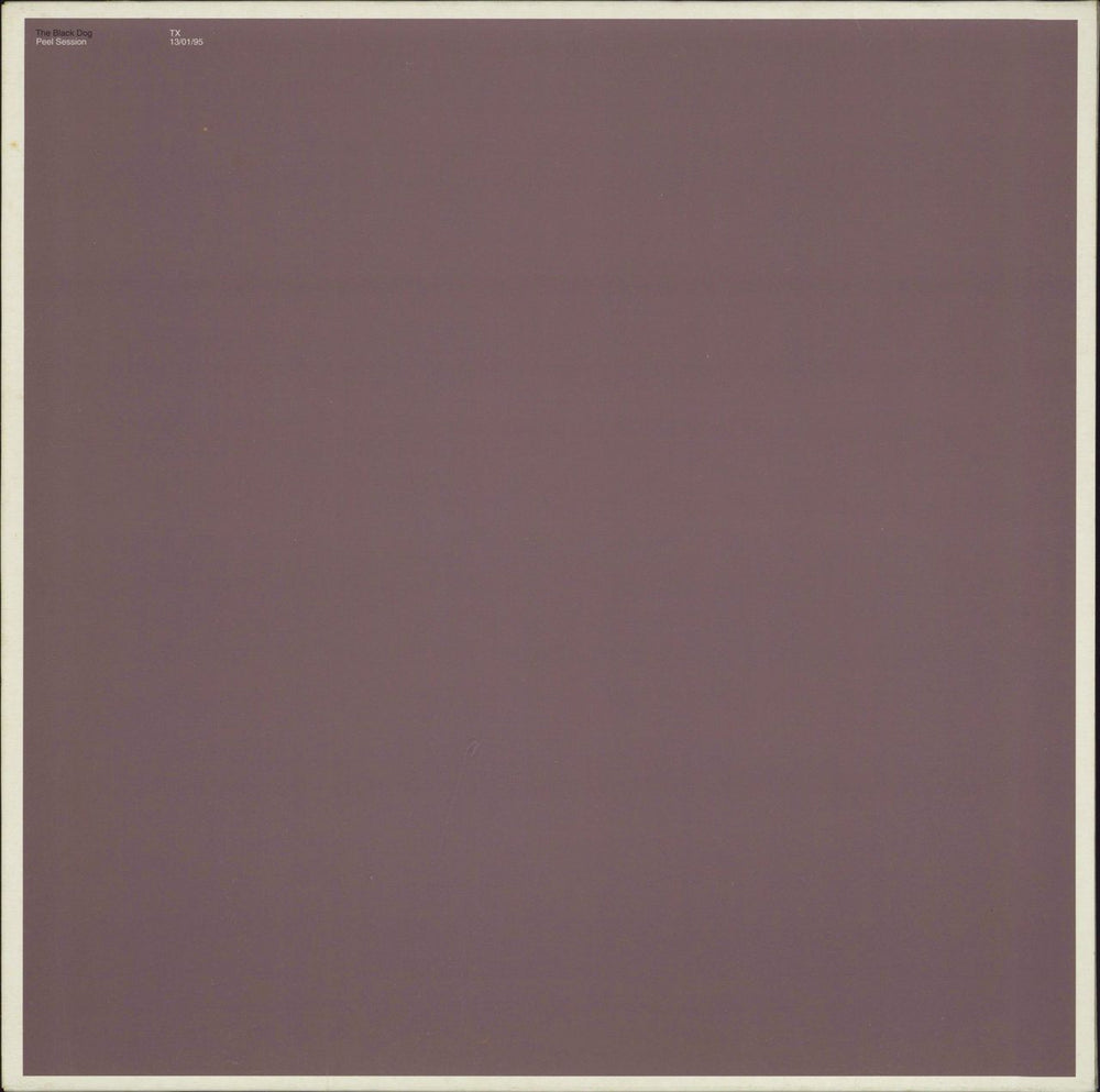 The Black Dog Peel Session UK 12" vinyl single (12 inch record / Maxi-single) WAP115