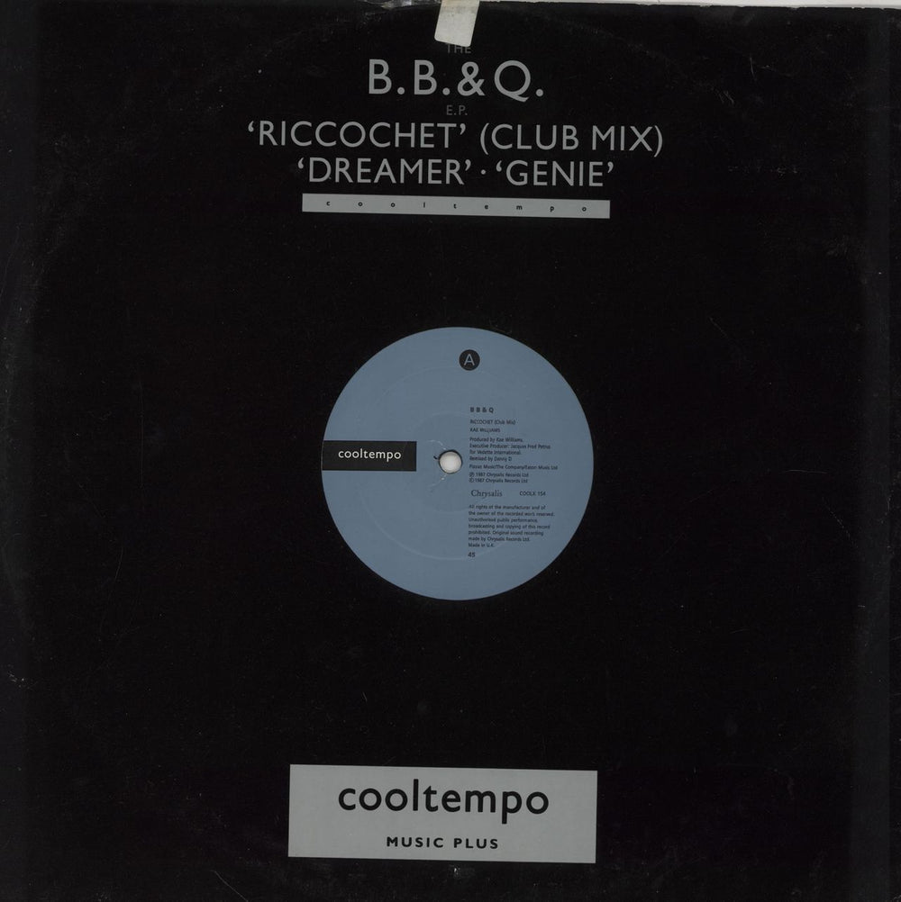 The Brooklyn Bronx And Queens Band The B.B. & Q. E.P. Riccochet (Club Mix) / Dreamer / Genie UK 12" vinyl single (12 inch record / Maxi-single) COOLX154