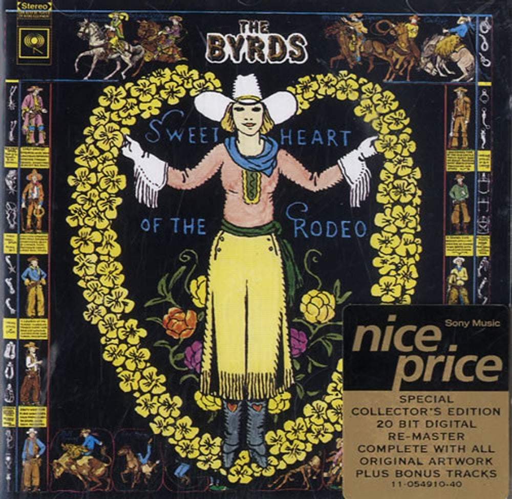 The Byrds Sweetheart Of The Rodeo UK CD album (CDLP) 4867522