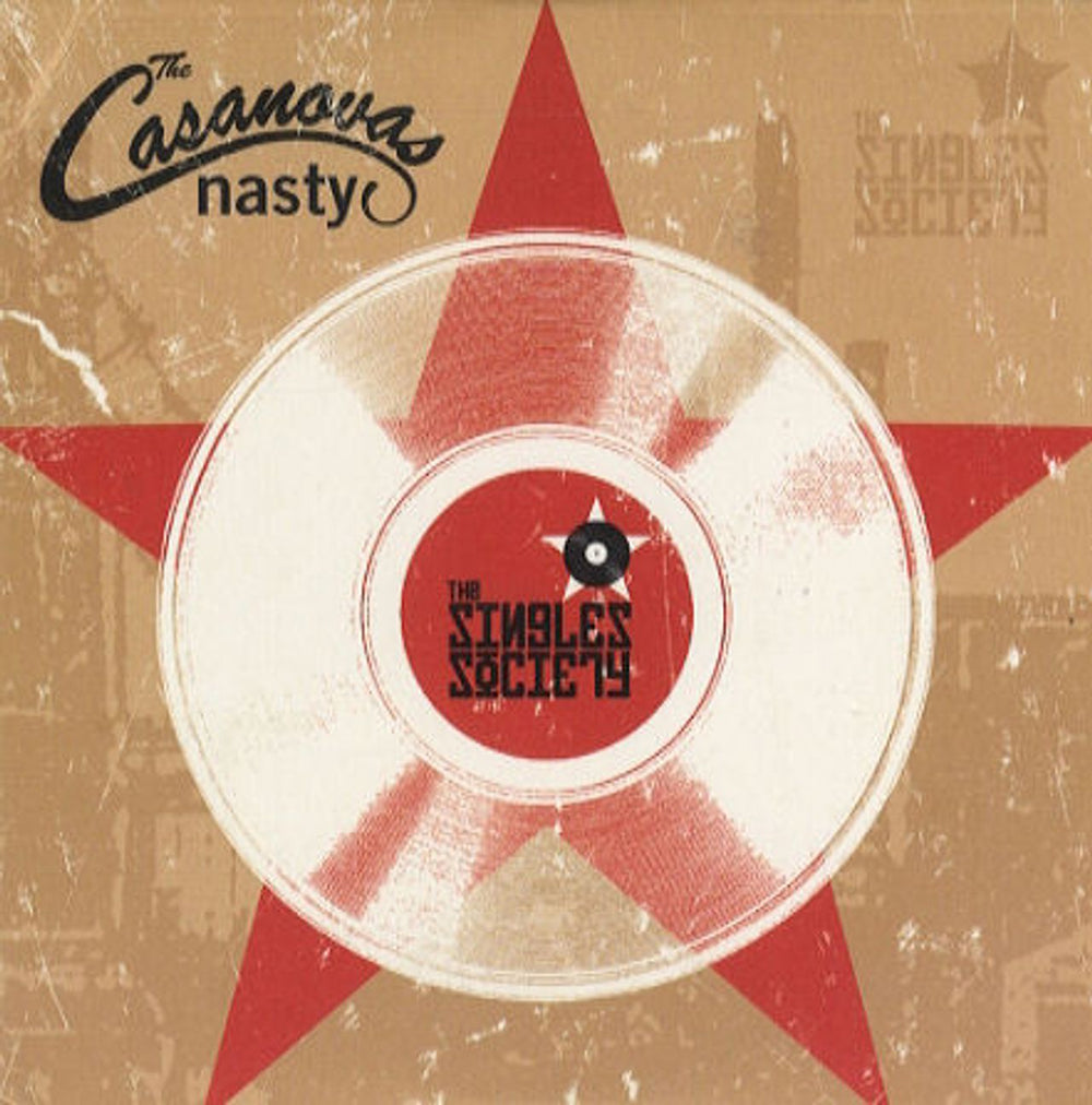 The Casanovas Nasty UK Promo CD single (CD5 / 5") CDSTAS3320