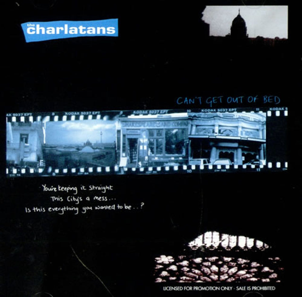 The Charlatans (UK) Can't Get Out Of Bed US Promo CD single (CD5 / 5") PRCD5450-2