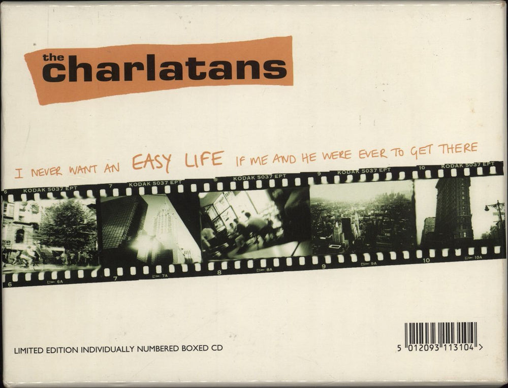 The Charlatans (UK) I Never Want An Easy Life UK CD Album Box Set BBQ31CD