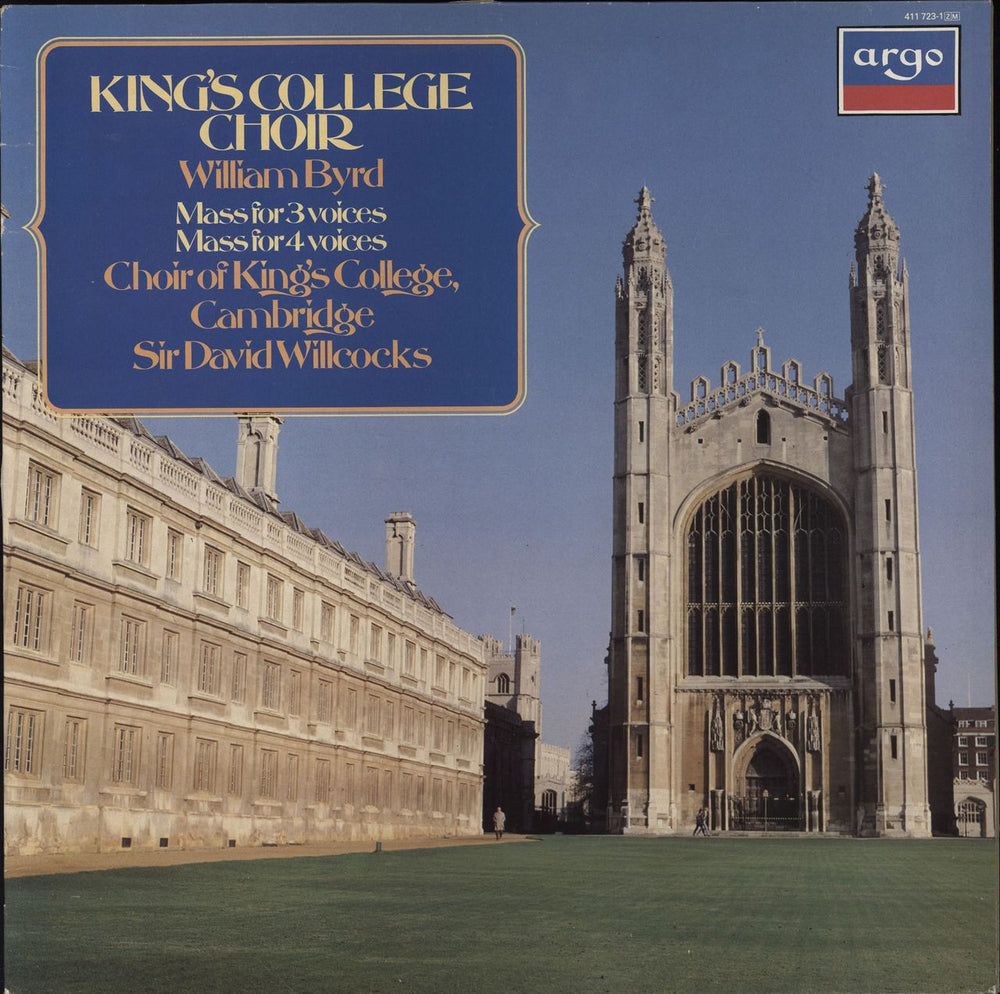 The Choir Of King's College, Cambridge Byrd: Mass For Three Voices / Mass For Four Voices UK vinyl LP album (LP record) 411723-1