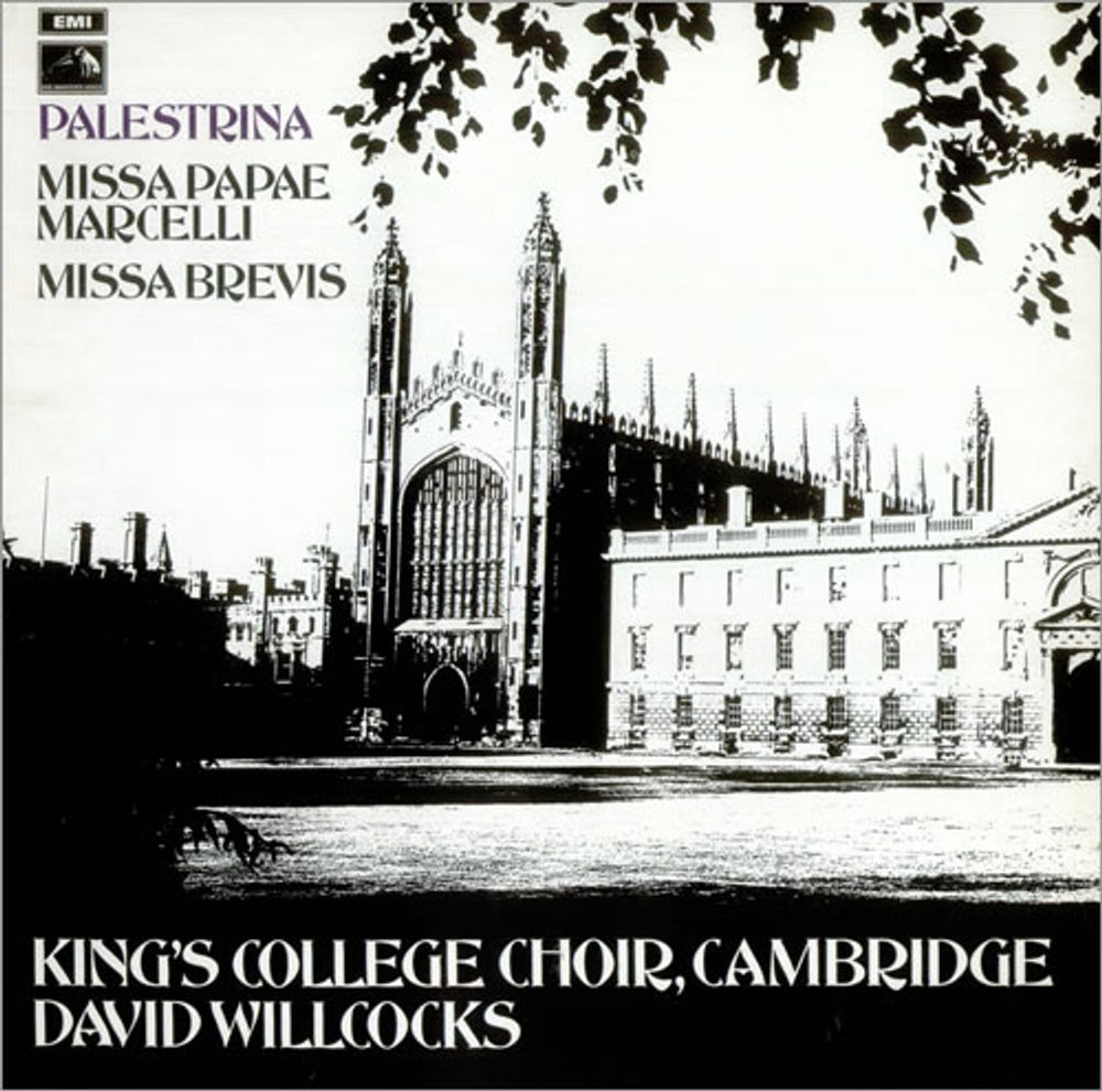 The Choir Of King's College, Cambridge Palestrina: Missa Papae Marcelli / Missa Brevis - 2nd UK vinyl LP album (LP record) HQS1237