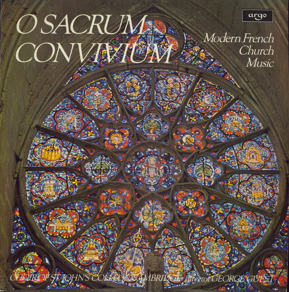 The Choir Of St. John's College, Cambridge O Sacrum Convivium UK vinyl LP album (LP record) ZRG662