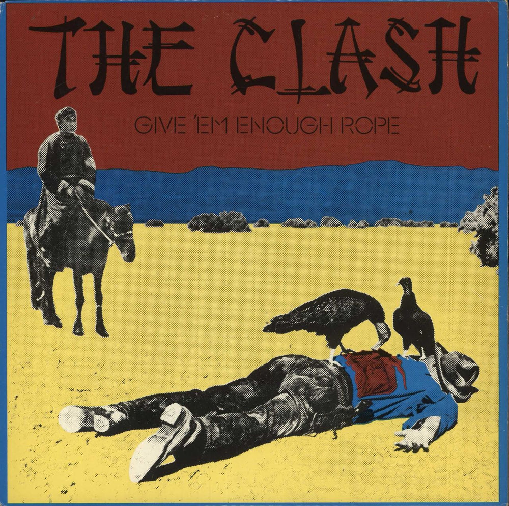 The Clash Give 'Em Enough Rope - 1st - EX UK vinyl LP album (LP record) 82431