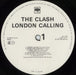 The Clash London Calling + Inners UK 2-LP vinyl record set (Double LP Album) CSH2LLO815992