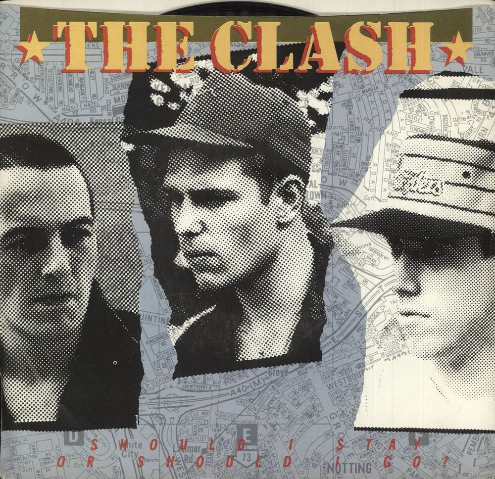 The Clash Should I Stay US 7" vinyl single (7 inch record / 45) 34-03547