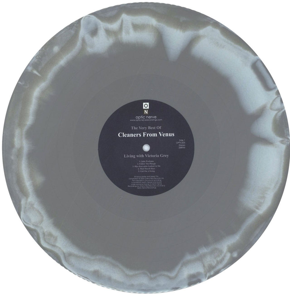 The Cleaners From Venus Living With Victoria Grey: The Very Best Of - Grey & White Vinyl UK 2-LP vinyl record set (Double LP Album) 3M52LLI802338