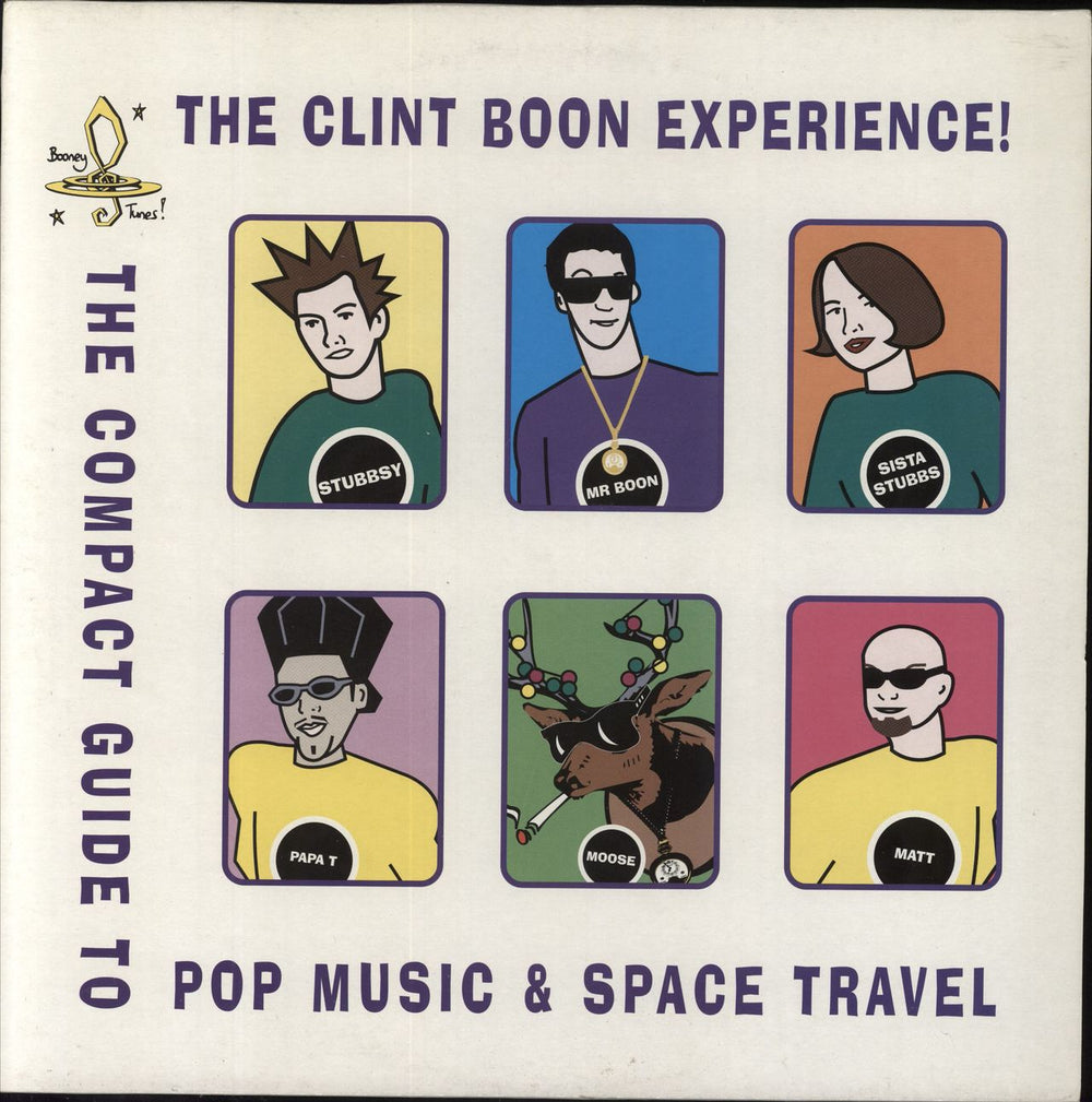 The Clint Boon Experience The Compact Guide To Pop Music & Space Travel UK vinyl LP album (LP record) ARTFULLP25