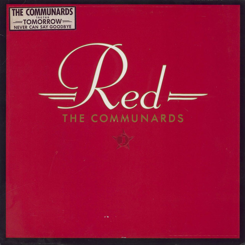 The Communards Red - Red Sleeve Dutch vinyl LP album (LP record) 828066-1