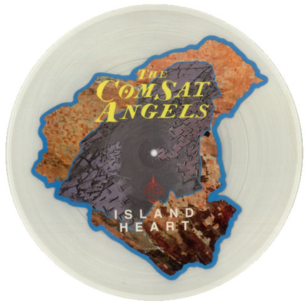 The Comsat Angels Island Heart UK 12" vinyl picture disc (12 inch picture record) JIVES51