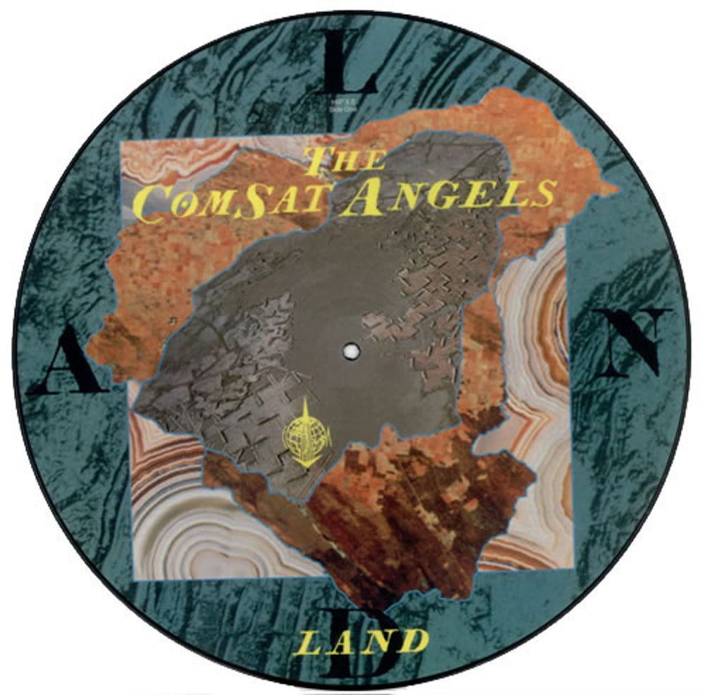 The Comsat Angels Land UK picture disc LP (vinyl picture disc album) HIPX8