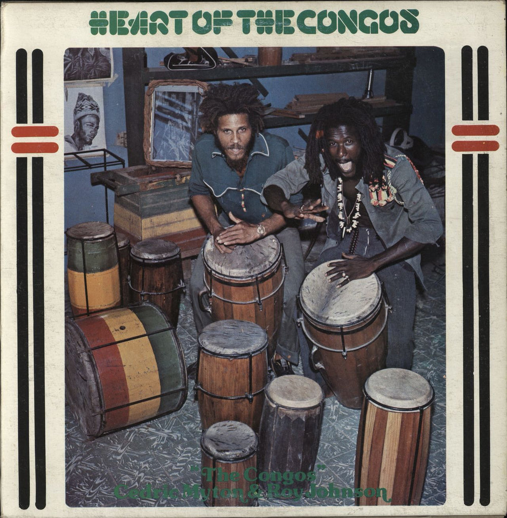 The Congos Heart Of The Congos Jamaican vinyl LP album (LP record) NONE