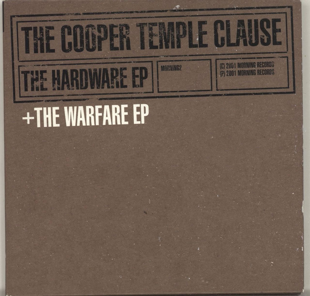 The Cooper Temple Clause The Hardware EP + The Warfare EP Japanese 2 CD album set (Double CD) BVCP-29903~4