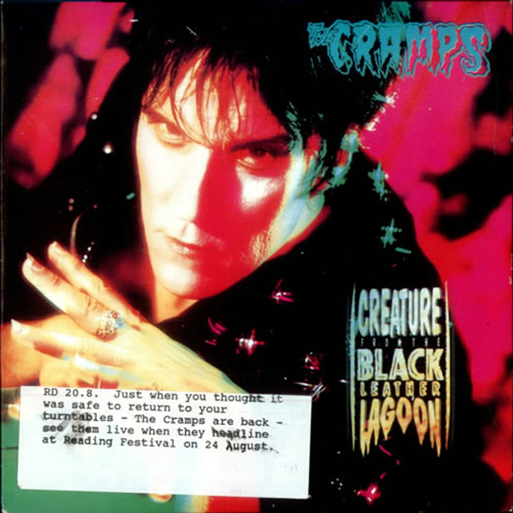 The Cramps Creature From The Black Leather Lagoon UK 7" vinyl single (7 inch record / 45) ENV22
