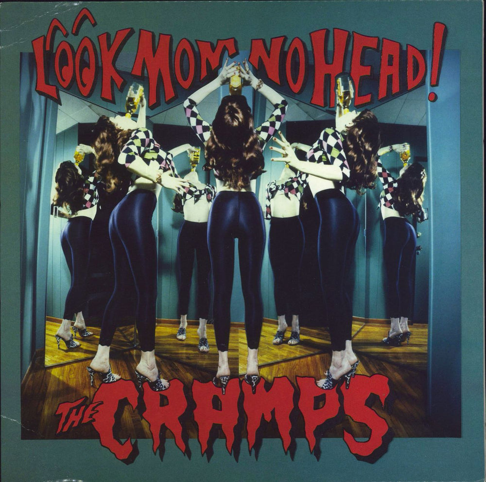 The Cramps Look Mom No Head! - Red Vinyl - EX UK vinyl LP album (LP record) WIKAD101