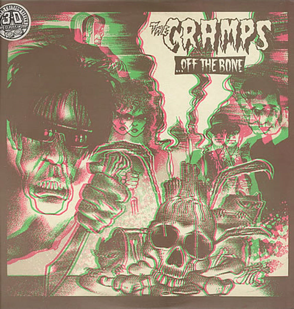 The Cramps Off The Bone + Glasses UK vinyl LP album (LP record) ILP012