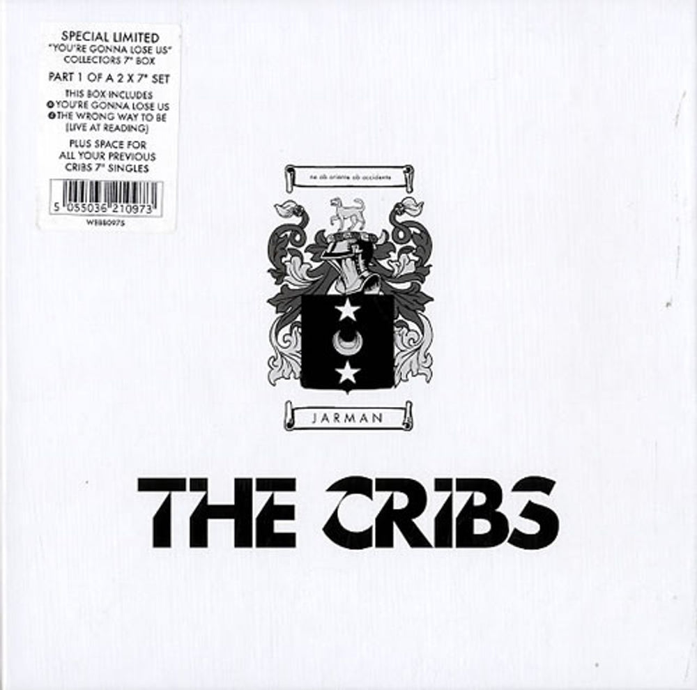 The Cribs You're Gonna Lose Us + Box - 4 x 7" Singles UK 7" single box set WEBB097S