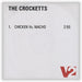 The Crocketts Chicken Vs. Macho UK Promo CD-R acetate CD ACETATE