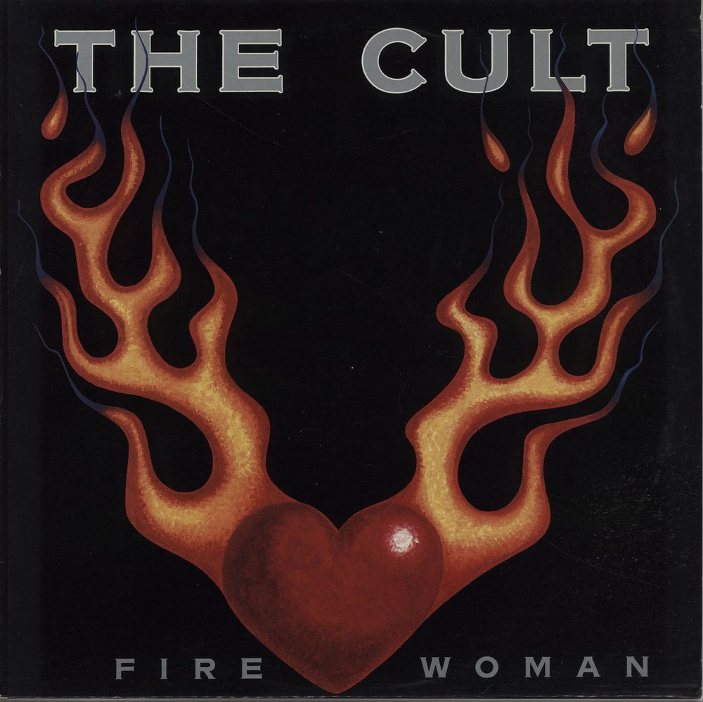 The Cult Fire Woman UK 12" vinyl single (12 inch record / Maxi-single) BEG228T