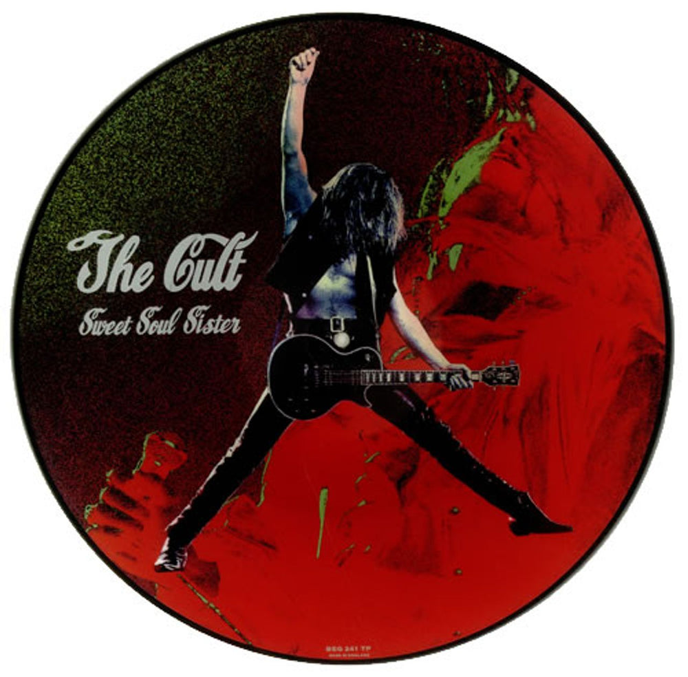 The Cult Sweet Soul Sister UK 12" vinyl picture disc (12 inch picture record) BEG241TP