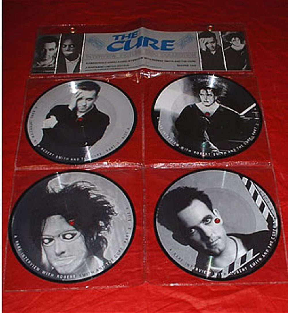 The Cure Interview Picture Disc Collection UK 7" vinyl picture disc (7 inch picture disc single) BAKPAK1005