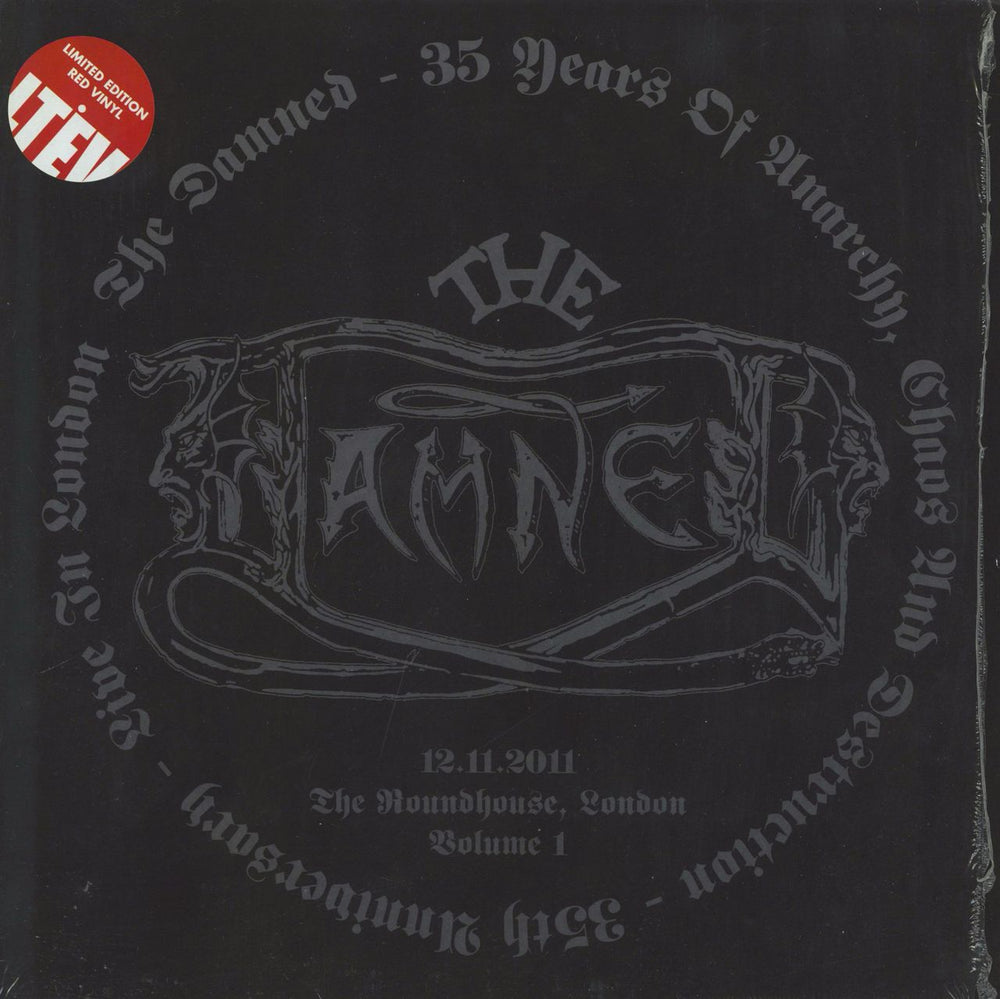 The Damned 35 Years Of Anarchy, Chaos And Destruction: 35th Anniversary - Live In London Vols 1, 2 & 3 UK 3-LP vinyl record set (Triple LP Album) LETV370LP/371LP/372LP