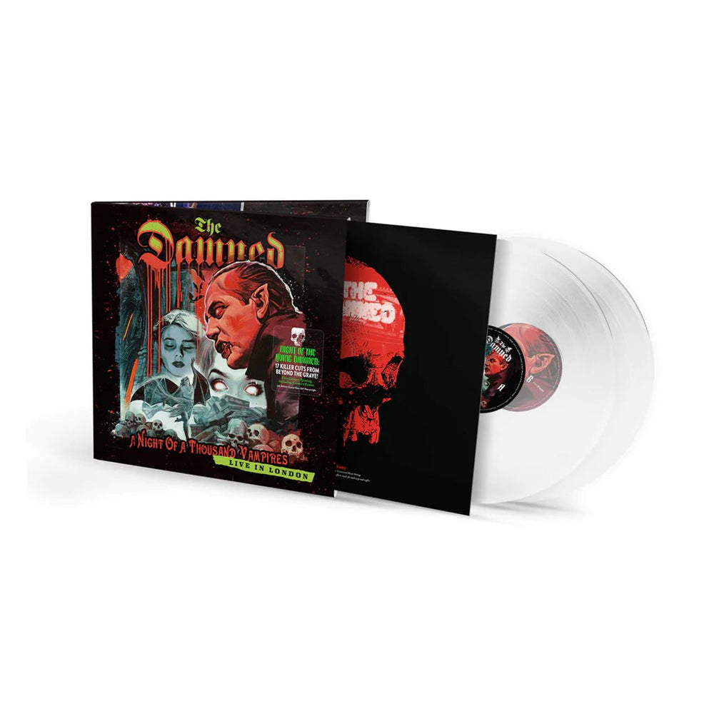 The Damned A Night Of A Thousand Vampires - Crystal Clear Vinyl + Poster - Sealed UK 2-LP vinyl record set (Double LP Album) 0218060EMU