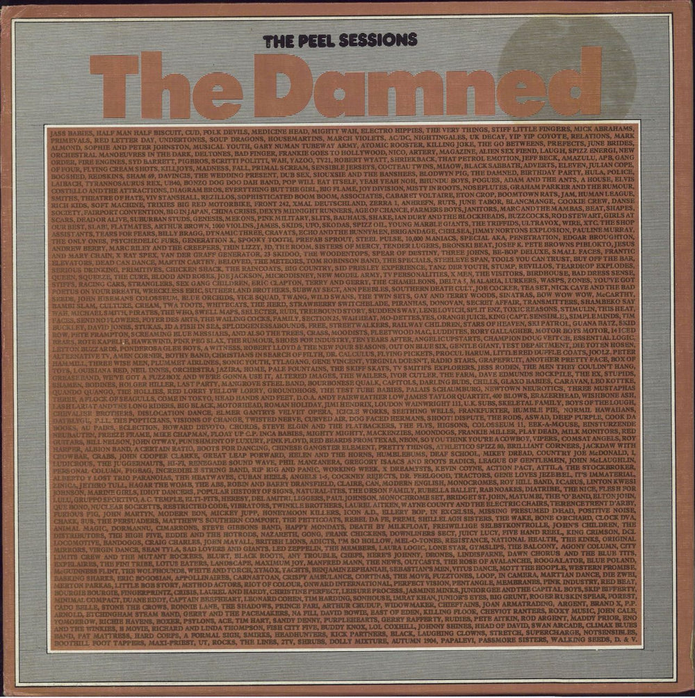 The Damned The Peel Sessions UK 12" vinyl single (12 inch record / Maxi-single) SFPS040