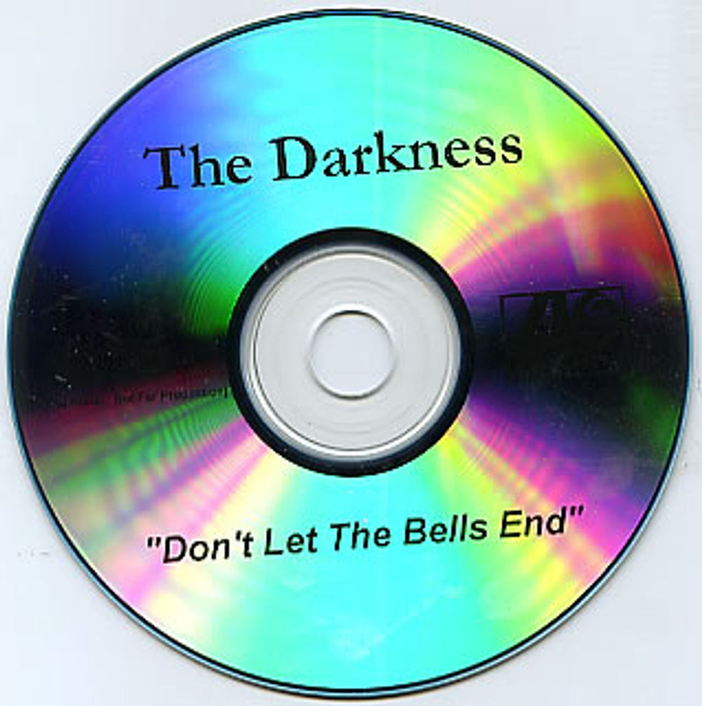The Darkness Don't Let The Bells End US Promo CD-R acetate CDR ACETATE