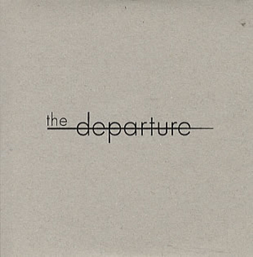 The Departure All Mapped Out UK Promo CD single (CD5 / 5") CDRDJ6642