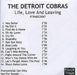 The Detroit Cobras Life, Love And Leaving UK Promo CD-R acetate RTRADCD067