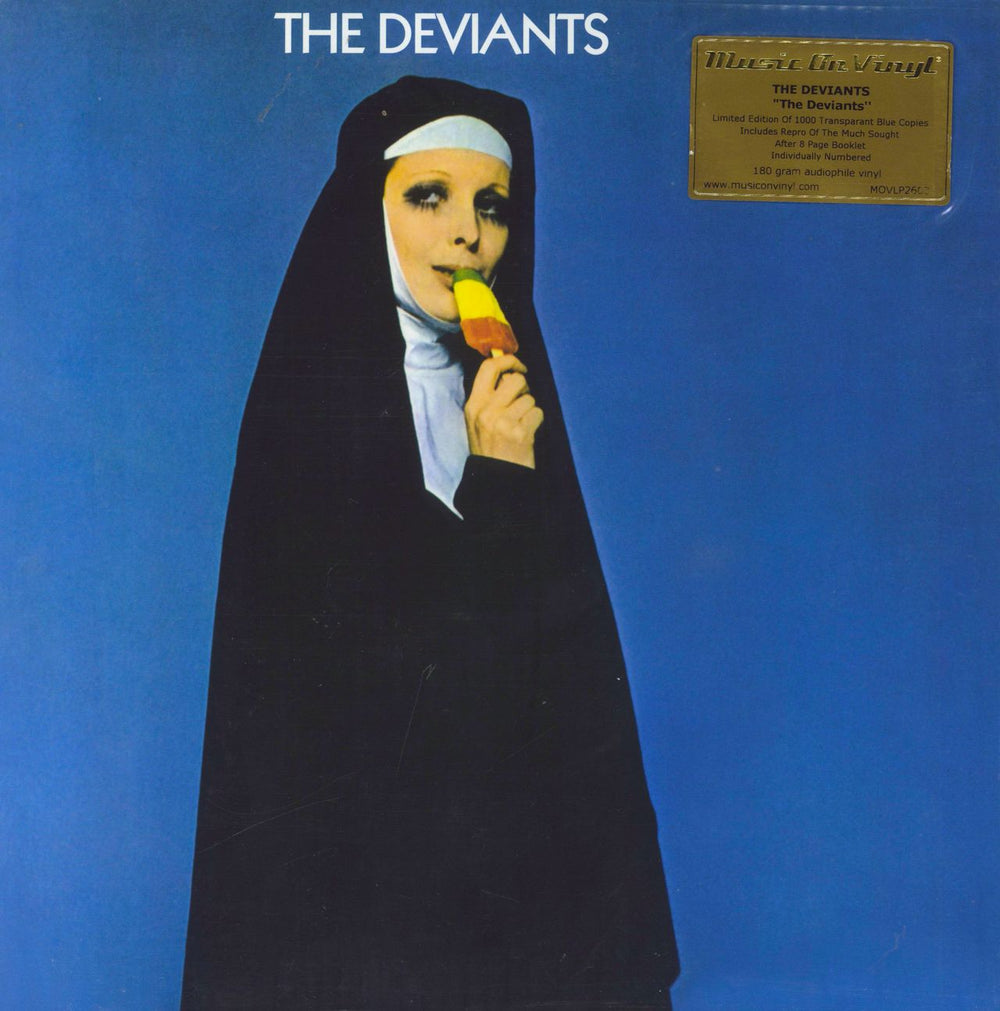 The Deviants Deviants - Blue Vinyl UK vinyl LP album (LP record) MOVLP2603