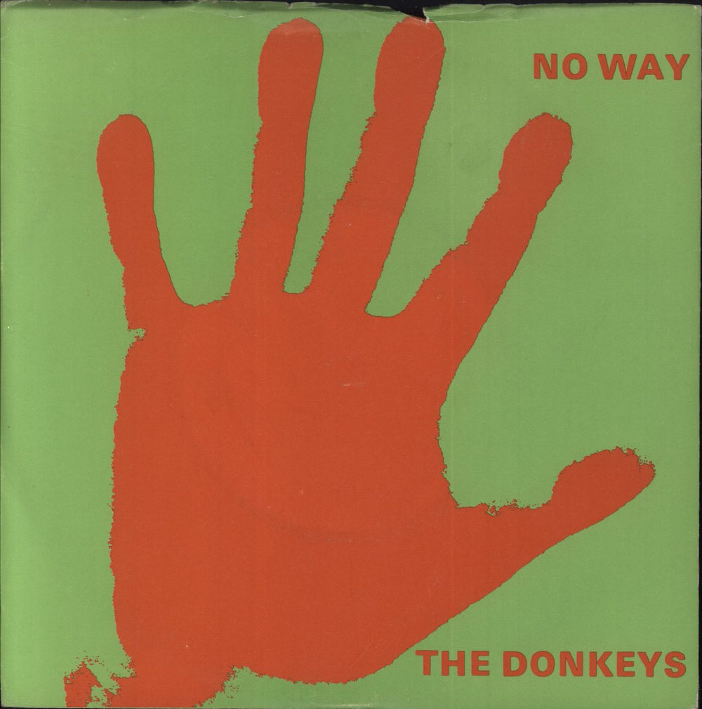 The Donkeys No Way UK 7" vinyl single (7 inch record / 45) DOOR006