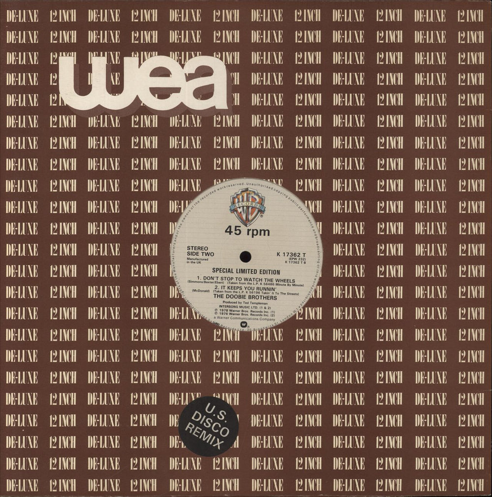 The Doobie Brothers What A Fool Believes UK 12" vinyl single (12 inch record / Maxi-single)