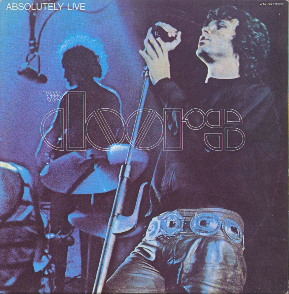 The Doors Absolutely Live - Red Label Italian 2-LP vinyl record set (Double LP Album) W62005