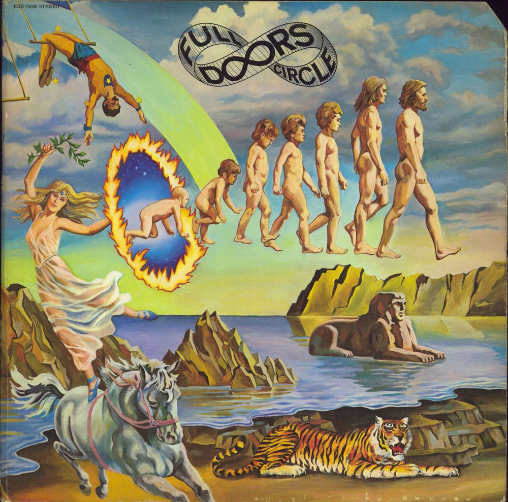The Doors Full Circle + Zoetrope - VG US vinyl LP album (LP record) EKS-75038